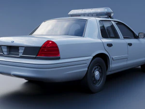 Fo rd Crown Victoria 2010 3D Print Model