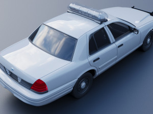 Fo rd Crown Victoria 2010 3D Baskı Modeli