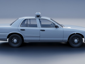 Fo rd Crown Victoria 2010 3D Baskı Modeli