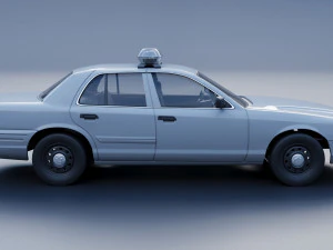 Fo rd Crown Victoria 2010 3D Print Model