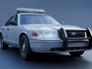 Fo rd Crown Victoria 2010 3D Baskı Modeli