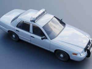 Fo rd Crown Victoria 2010 3D Baskı Modeli