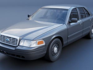 Fo rd Crown Victoria 2010 3D Baskı Modeli