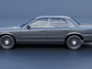 Fo rd Crown Victoria 2010 3D Baskı Modeli