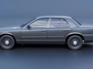 Fo rd Crown Victoria 2010 3D Print Model