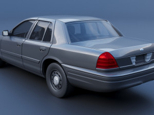 Fo rd Crown Victoria 2010 3D Baskı Modeli