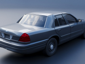 Fo rd Crown Victoria 2010 3D Baskı Modeli