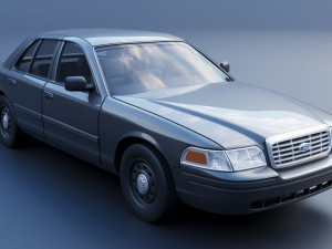 Fo rd Crown Victoria 2010 3D Baskı Modeli