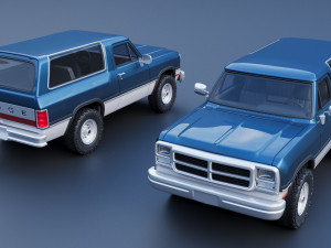 Dodge Ramcharger 1991 3D Принт Модель
