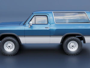 Dodge Ramcharger 1991 3D Print Model