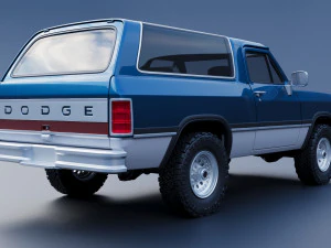Dodge Ramcharger 1991 3D Print Model