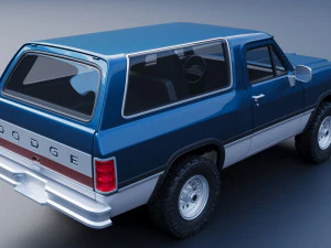 Dodge Ramcharger 1991 3D Print Model