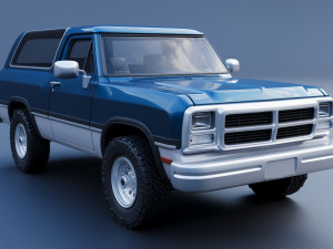 Dodge Ramcharger 1991 3D Принт Модель