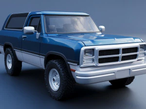 Dodge Ramcharger 1991 3D Print Model