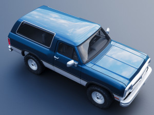 Dodge Ramcharger 1991 3D Принт Модель