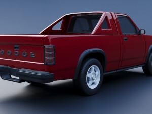 Dodge Dakota Shelby 1989 Modelo de Impressão 3D
