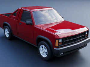 Dodge Dakota Shelby 1989 3D Print Model
