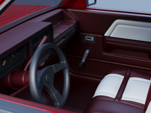 Dodge Dakota Shelby 1989 Modelo de Impressão 3D