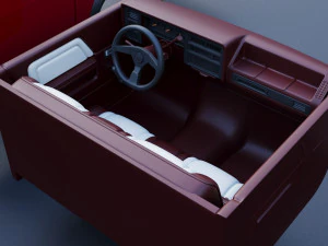 Dodge Dakota Shelby 1989 3D Print Model