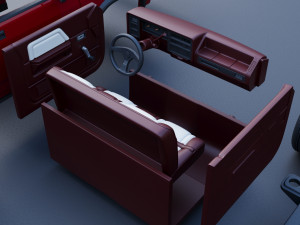 Dodge Dakota Shelby 1989 Modelo de Impressão 3D