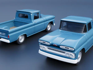 Chevrolet C10 1961 3D Print Model