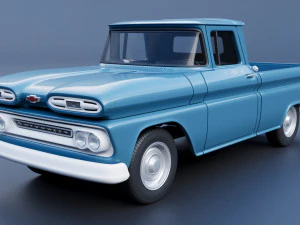 Chevrolet C10 1961 3D Print Model
