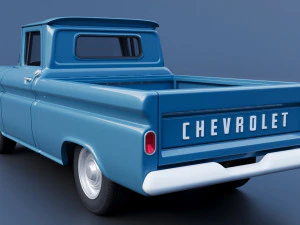 Chevrolet C10 1961 3D Print Model