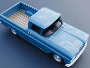Chevrolet C10 1961 3D Print Model