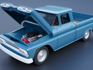 Chevrolet C10 1961 Modelo de Impressão 3D