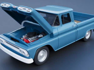 Chevrolet C10 1961 3D Print Model