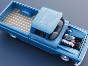 Chevrolet C10 1961 Modelo de Impressão 3D