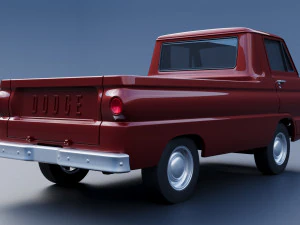 Dodge A100 Pickup 3D Print Model