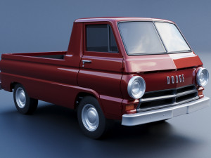 Dodge A100 Pickup Modello di stampa 3D