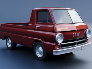 Dodge A100 Pickup 3D Print Model