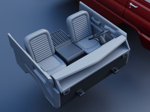 Dodge A100 Pickup Modello di stampa 3D