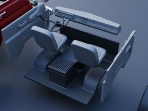 Dodge A100 Pickup Modello di stampa 3D