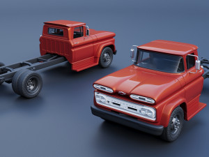 Chevrolet C60 1961 3D 打印模型