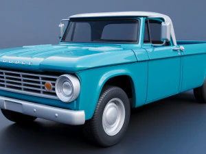 Dodge D100 1967 3D Print Model