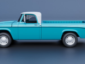 Dodge D100 1967 3D Baskı Modeli