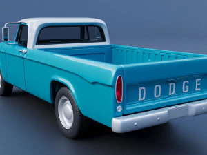 Dodge D100 1967 3D Print Model