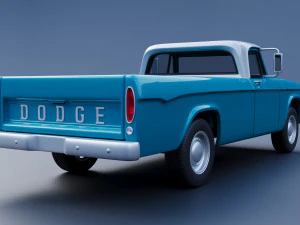 Dodge D100 1967 3D Print Model