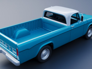Dodge D100 1967 3D Baskı Modeli
