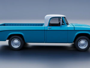 Dodge D100 1967 3D Print Model