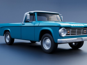 Dodge D100 1967 3D Baskı Modeli