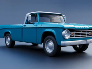 Dodge D100 1967 3D Print Model