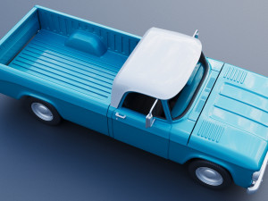 Dodge D100 1967 3D Baskı Modeli