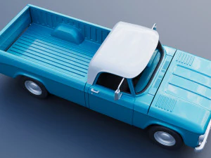 Dodge D100 1967 3D Print Model