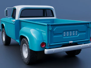 Dodge D100 1967 3D Print Model