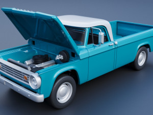 Dodge D100 1967 3D Baskı Modeli