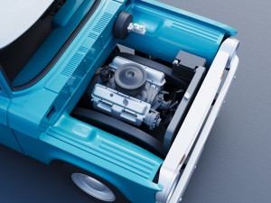 Dodge D100 1967 3D Baskı Modeli